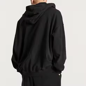 Sweat à capuche zippé en coton épais, impression en relief, logo personnalisé, streetwear homme, vente en gros, directement de l'usine - Product Image 2