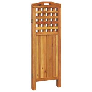 Solid <b>Wood</b> Acacia 3-Panel Room <b>Divider</b> 47.8\"x0.8\"x45.3\" Premium <b>Screens</b> & Room <b>Dividers</b> - Product Image 6