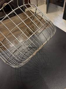 Panier de rangement pour fruits en fil métallique, organisateur de comptoir de cuisine moderne, bol décoratif, support pour fruits, bac de rangement pour légumes - Product Image 1