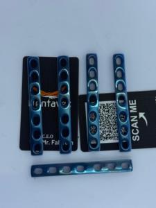 3.5mm DCP Small Fragment Plate 5 Hole Dynamic Compression Orthopedic <b>Titanium</b> Bone Fracture Fixation - Product Image 2