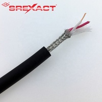 Câble DMX numérique AES/EBU 120 ohms en cuivre nu torsadé blindé avec connecteurs XLR, gaine PVC, 100m, conforme RoHS
