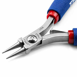 Pince à bec rond OEM à mâchoires courtes, outil professionnel pour la fabrication de bijoux, en acier inoxydable, pour le gainage de fils, vente en gros en vrac pour la fabrication - Product Image 3