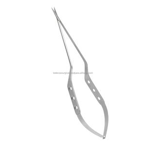 Ciseaux micro-baïonets Yasargil pour neurochirurgie, cardiologie, vasculaire, ergonomiques, de qualité supérieure, vente en gros OEM - Product Image 1