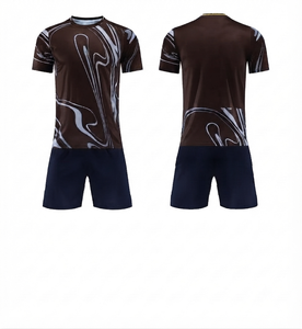 Conjunto de Uniforme de Fútbol Personalizado Unisex, Transpirable, de Malla, de Secado Rápido, Ecológico, Antibacterial, Ropa Deportiva para Equipos - Product Image 1