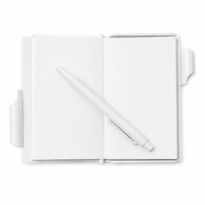 Cuaderno de bolsillo ecológico de paja de trigo con bolígrafo, cubierta rígida impermeable, mini diario, regalo, set de papelería ecológica. - Product Image 1
