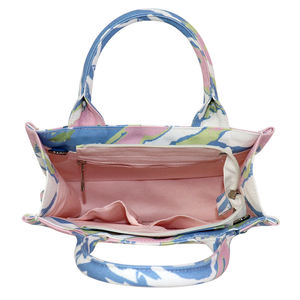 Bolsa de Mano de Lona a Rayas de Alta Calidad al por Mayor, Diseño de Bordado Único, para Compras, Viajes Diarios, Verano, Otoño e Invierno - Product Image 6