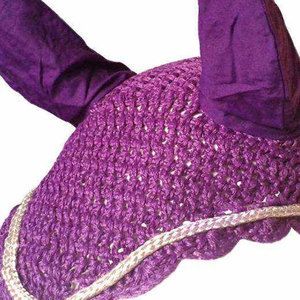OEM Service Horse Ear <b>Bonnet</b> Elegant Knitted Pattern Comfortable Horse Ear <b>Bonnet</b> For Equestrian Use - Product Image 5