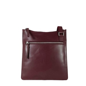 Sac à bandoulière en cuir lisse bordeaux de qualité supérieure Style vintage Fournisseur indien du fabricant Saman Exports - Product Image 1