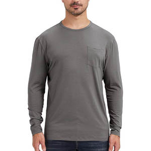 T-shirt décontracté pour homme, coupe slim, manches courtes, col rond, en twill, couleur blanche, haute qualité, coupe ample, séchage rapide, respirant, idéal pour la gym - Product Image 3