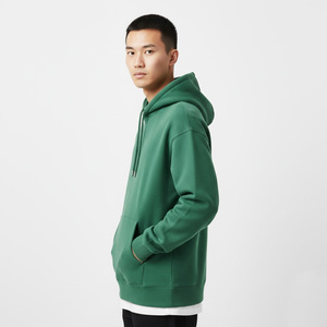 Mens Fleece Hooded Sweatshirt Custom Oversized Heavyweight <b>Pullover</b> Hoodie Plain Blank Tracksuit <b>Jumper</b> Autumn Winter Fashion - Product Image 2