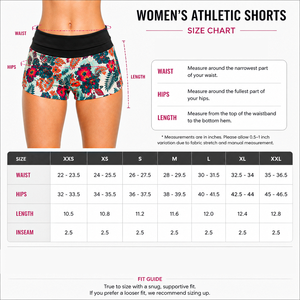 Shorts Deportivos Florales de Cintura Alta para Mujer, con Cintura Elástica, para Entrenamiento, Gimnasio, Fitness, Ropa Deportiva - Product Image 6