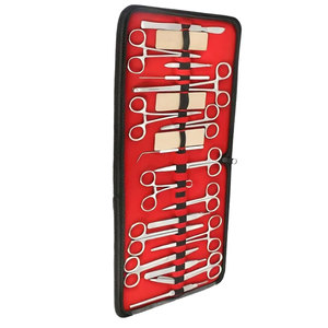 Juego de Instrumentos Quirúrgicos Veterinarios para Cirugía de Perros, Herramientas Reutilizables de Acero Inoxidable en Estuche Rojo, Fabricante Pakistán - Product Image 3