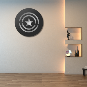 Black Metal Wall Hanging, Modern Minimalist Wall Art,Best metal wall art for home decor - Product Image 3