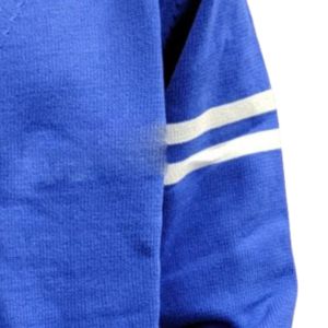 Customized High Quality Hamptoon University Varsity Embroidered Solid Long Sleeve V-neck 100% Cotton <b>Cardigan</b> Sweater HBCU Made - Product Image 3