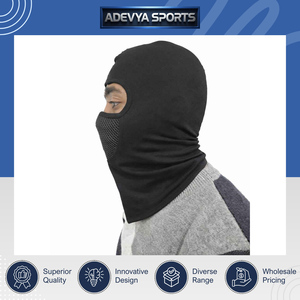Balaclava personnalisable en coton et élasthanne de qualité supérieure |   Masque de vélo intégral extensible dans 4 directions avec filtre nasal intégré à prix minimal - Product Image 3