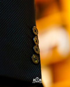 Trajes de Negocios para Hombre de Lana Entallados, Transpirables, Antiarrugas, Cortavientos, Tallas Grandes, con Cremallera y Solapa con Muescas, Hechos a Medida - Product Image 2