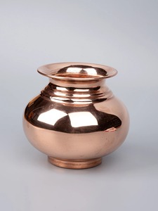 Copper Hand-made Portable Puja Kalash <b>Lota</b> with 6-12 Hours Thermal Insulation and Gift Box Packaging - Product Image 5