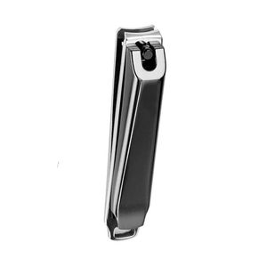 <b>Black</b> Coated Nail Clipper Minimalist Stainless Steel Professional Finger Trimmer Manicure Tool Modern Personal Care Device - Product Image 3