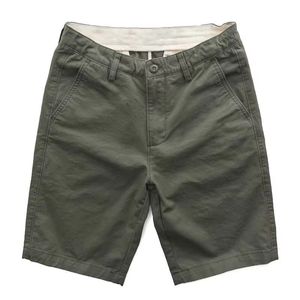 Shorts Bermuda Homme en Coton Oxford Couleur Unie, Boutons, Taille Mi-Haute, Style Décontracté, Tissu Respirant – En Vente - Product Image 6
