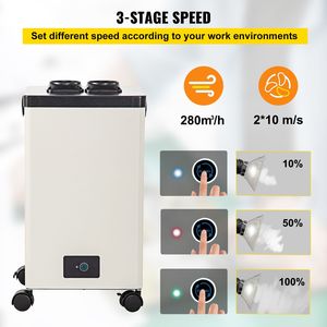 Estrattore di Fumo per Saldatura 150W 165CFM con 3 Filtri a Stadio e 3 Velocità Regolabili, 165 CFM, per Fumi di Saldatura e Forniture per Saldatura - Product Image 4