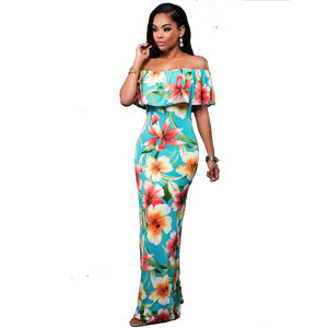 Robes mexicaines pour femmes des îles du Pacifique, robes à épaules dénudées, robes tribales polynésiennes sur mesure - Product Image 6