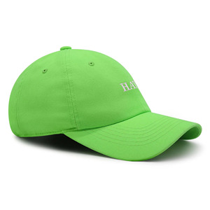 Casquette de baseball verte à 6 panneaux avec logo brodé, unisexe, réglable, décontractée, pour adulte, en coton, pour toutes les saisons - Product Image 3