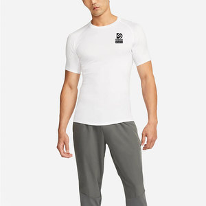 DESIRE SPORTS เสื้อยืดบีบอัดคุณภาพสูงสำหรับผู้ชาย-สแปนเด็กซ์/โพลีเอสเตอร์ แห้งเร็ว เป็นมิตรกับสิ่งแวดล้อม ระบายอากาศได้ดี แขนสั้น - Product Image 3