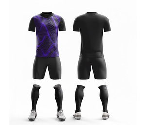 Conjunto de Camiseta de Fútbol Sublimada Ligera |   Tallas para Hombres, Mujeres y Jóvenes |   Ropa Deportiva Ligera de Secado Rápido para Entrenamiento - Product Image 2