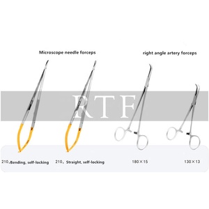 Kit d'instruments chirurgicales en acier inoxydable, ciseaux médicaux, pinces, micro-pincettes, pinces à aiguilles avec boîte de stérilisation - Product Image 3