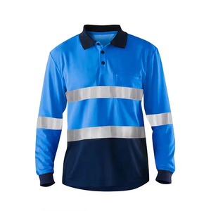 2026 Custom Hi Vis Long Sleeve Shirt for <b>Construction</b> Workers Anti-Static Waterproof Nontoxic Long Sleeve Shirt - Product Image 6