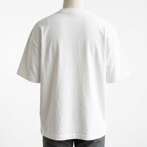 Men's T Shirt <b>White</b> Crew Neck Short Sleeve Oversized Fit Plain Casual Basic <b>Tshirt</b> Streetwear Clothes T Shirt - Product Image 3