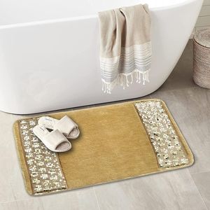 Tappetino da Bagno di Lusso con Design Floreale, Elegante Tappeto Antiscivolo per Doccia, Lavabile, Bellissimo Tappetino per Vasca, Unico Tappeto da Bagno - Product Image 4