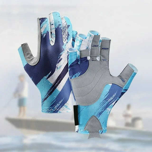 Guantes de Pesca Transpirables con Agarre para Caña de Pescar, Servicio OEM, Marca Personalizada, Suministro Directo de Fábrica al por Mayor para Deportes al Aire Libre - Product Image 6