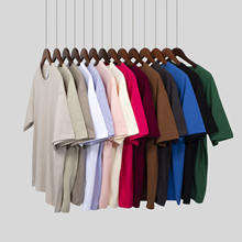 Camiseta de Algodón Personalizada OEM para Hombre, Lisa, de Manga Corta y Cuello Redondo para Impresión y Marca Privada - Product Image 4