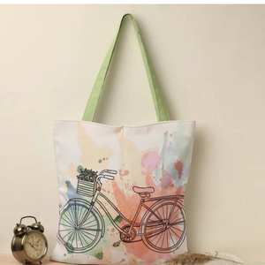Natural Cotton Canvas Tote <b>Bag</b> with Custom Print and Reusable Eco Friendly Design for Corporate Gifts - Product Image 2