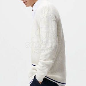 Cárdigan de Punto para Hombre, Suéter Abierto por Delante, Informal, para Uso Diario, Atuendo de Invierno - Product Image 3