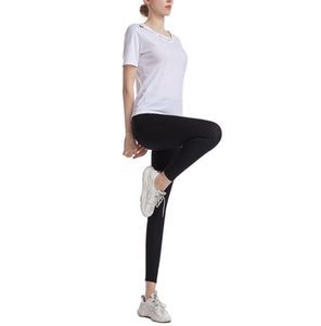 Ensemble de vêtements de sport pour femmes décontractées, t-shirt et pantalon de gym, tissu respirant confortable, tenue de sport élégante pour un usage quotidien - Product Image 3