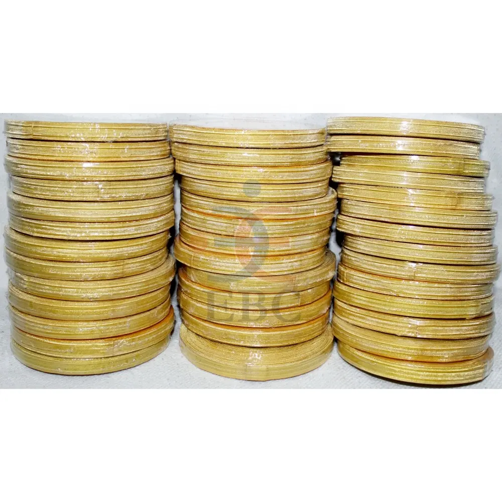 Gallon Braid Gold Wire 2 Vellum Lace Tape e Guarnições Qualidade Premium 25mm Fio De Ouro Vellum Lace Rank Stripes Tranças Metálicas