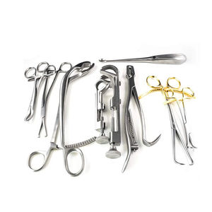 Kit de Instrumentos Quirúrgicos Ortopédicos Manuales de la Mejor Calidad, Juego de Instrumentos de Acero Inoxidable, Pinzas para Sujetar Huesos, Curetas, Clase II - Product Image 2