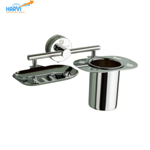 Juego de Jabonera y Vaso de Pared Ecológicos de Primera Calidad para Hoteles, con Diseño Moderno y Duradero - Product Image 2