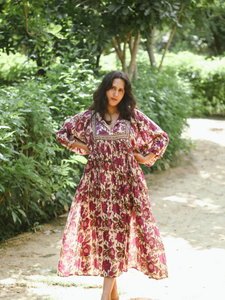 Impresión digital Hot Glamorous Último estilo Summer Resort Wear Precio al por mayor Vestido largo estampado - Product Image 2