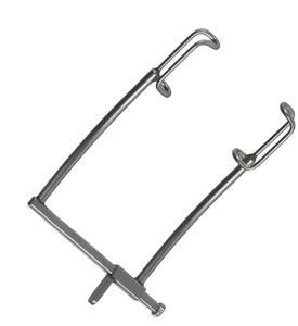 Spéculum ophtalmique certifié CE avec vis de blocage 10 mm x 7 mm en acier inoxydable pour chirurgie des paupières - Product Image 2