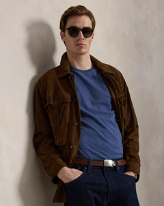Camiseta de manga corta con cuello redondo de algodón azul liso para hombre – Prenda informal suave, ligera y cómoda para el uso diario - Product Image 5