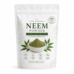 Polvo de Hoja de Neem Premium 200g 100% Puro y Natural de Azadirachta Indica para Apoyar el Bienestar Diario y la Salud Digestiva - Product Image 1