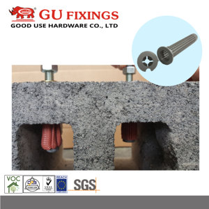 Manchon en nylon D16 pour tiges filetées M8-M12, système d'ancrage à base creuse pour applications en briques/blocs, diamètre 16 mm - Product Image 4