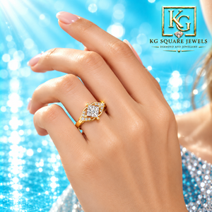 Bague solitaire ovale avec halo de diamants de laboratoire, élégante bague de fiançailles ovale en diamant, bijoux de mariée de luxe, sertissage halo étincelant - Product Image 4