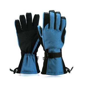 Gants de ski d'hiver pour hommes très résistants, en cuir de qualité, coupe-vent et imperméables, meilleur rapport qualité-prix pour un confort optimal - Product Image 1