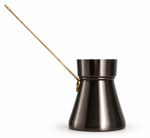 Cafetera Turca, Griega y Árabe de Cobre Martillado con Acabado Interior en Níquel Antiguo, Cafetera para Estufa, Cezve, Ibrik, Briki - Product Image 2