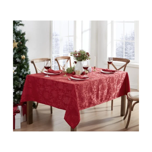 Rectangular Floral Cotton Linen <b>Tablecloth</b> Nordic Style Washable Home Use <b>Green</b> Printed Pattern Classic Handmade Table Covers - Product Image 5