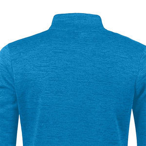 Camiseta Deportiva de Poliéster/Algodón para Hombre, Tallas Grandes, Color Personalizado, Cierre de Cremallera de un Cuarto, Transpirable, Corte Regular, Secado Rápido, Ecológica - Product Image 4